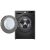 LG F4DR711S2BA black washer dryer combo with open door