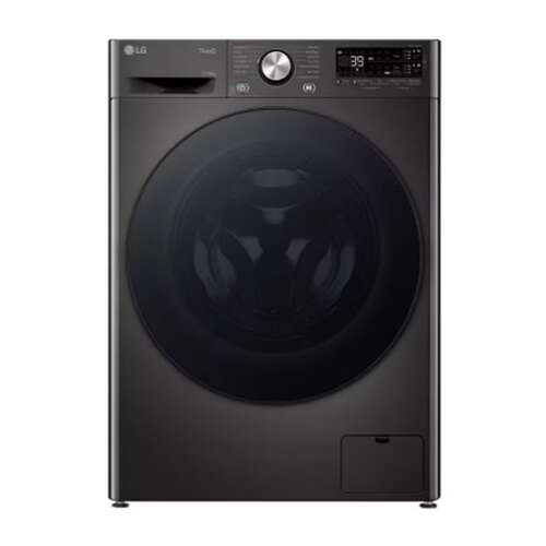 LG F4DR711S2BA washer dryer, black, front loading