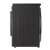 LG F4DR711S2BA washer dryer side view, black