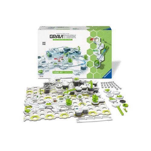 Joc de constructie Gravitrax Starter Set Obstacle, set de baza Cursa cu Obstacole, multilingv incl. RO