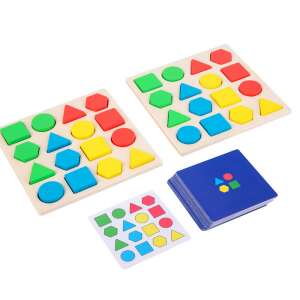Fa Geometria Formaillesztő Játék - Fejlesztő Kirakó 3+ éveseknek