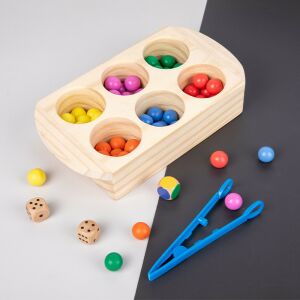 Farben, Zahlen Montessori-Entwicklungsspielzeug 129245879 - Schaukelpferde, Schaukeltiere und Entwicklungsspiele für Kinder im Kindergartenalter