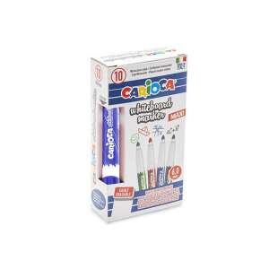 Marker pentru tablă albă Carioca maxi albastru 6mm, pachet de 10 - Markere