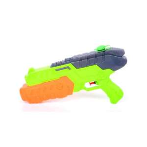 Zöld és narancssárga géppisztoly formájú vízipisztoly - Strandjáték