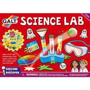 Set Galt Science Lab STEM pentru copii, 20 experimente, include eprubete, ochelari de protecție, slime și multe altele - Jocuri stiintifice si exploratori
