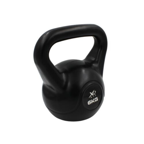 XQ Max 6kg schwarze Kettlebell für Krafttraining