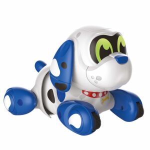 Catelus Electronic Robot Ruffy siedzący, interaktywny robot szczeniak - Silverlit Interaktywna gra dla dzieci