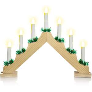 Retlux RXL 234 Podświetlany świecznik, 7 diod LED, ciepła biel