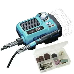 Dedra Mini Grinder with Accessories, 18V Li-ion (battery not included), 3.2 mm shank, SAS+ALL - Power tool