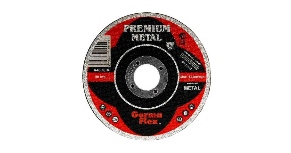 Disc debitat metal, 125x1.6 mm, Premium Metal, Germa Flex | Pepita.com