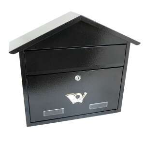 Damech C4 Mailbox, Black, 43x12x39 cm