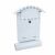 Damech white B6 mailbox with newspaper holder