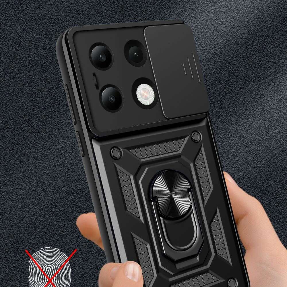 Husa Tech-Protect Camshield Pro pentru Xiaomi Redmi Note 13 4G/LTE Negru
