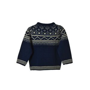 Mayoral Dark Blue Knit Baby Sweater – 74 cm 126698014 - Kids' Sweater & Cardigan
