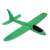 Green foam glider airplane, 50 cm, for kids, outdoor fun