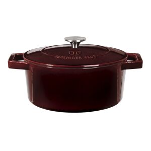 Berlinger Haus Burgundy 4.35 liter enamelled cast iron pot with lid 24 x 11 cm