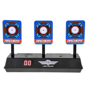 3 táblás interaktív céltábla találatszámlálóval hang- és fényeffektusokkal