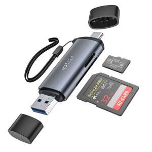 Tech-Protect ultraboost card reader sd &amp; micro sd szürke 95794819 