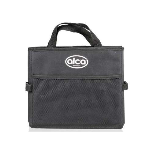 Alca trunk organizer, black, 39x30x25cm, with handle and mesh pocket