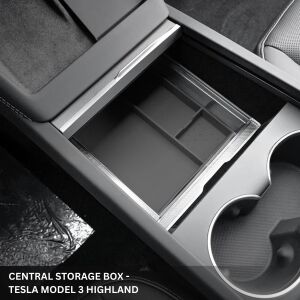 BRAGUS Tesla Model 3 Highland Középkonzol Szervező - 3 Rekeszes