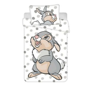 Pościel dziecięca Disney Bambi Dots, poszwa na kołdrę 100x135cm i poszewka na poduszkę 40x60cm - Pościel - ovi