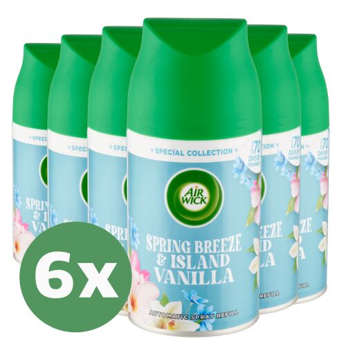 Air Wick Freshmatic Spring Breeze and Vanilla Refill for automatic air freshener 6x250ml 145813593