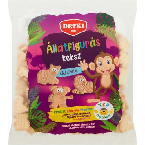 Detki Állatfigurás keksz kalciummal, 160g