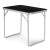 ModernHome black folding picnic table, 70x50cm