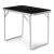 ModernHome black folding picnic table, 70x50cm