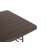 Close-up of ModernHome 180cm folding table top, brown