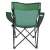 Trizand összecsukható kempingszék pohártartós karfával, zöld - hátulnézet