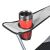 Close up of cup holder on Trizand camping chair