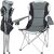 Trizand robust XXL camping chair open and folded