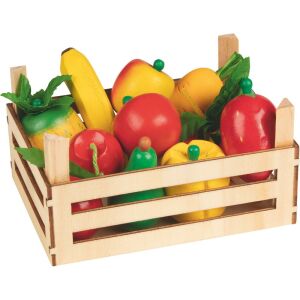 Gyümölcsök és zöldségek ládában 140698336 - Goki