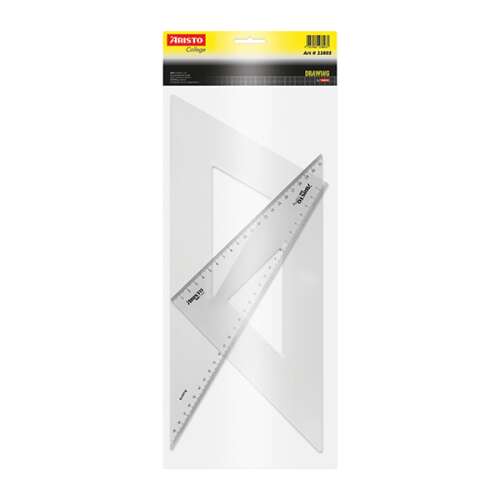 ARISTO Geo College Háromszög Vonalzókészlet - 2 db, 30 cm