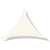 ModernHome 4x4x4m Beige Dreieck Sonnensegel, wasserdicht, UV-Schutz, Outdoor-Sonnenschutz