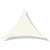 ModernHome 4x4x4m Beige Triangle Shade Sail, waterproof, UV protection, outdoor shade
