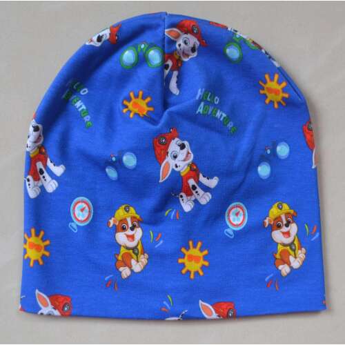Nickelodeon Paw Patrol Beanie-Mütze für Kinder, blaue Farbe, mit Paw Patrol-Charakteren