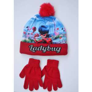 Miraculous Ladybug Wintermütze und Handschuhe Set für Mädchen, 6-8 Jahre alt - Kindermützen, Sets