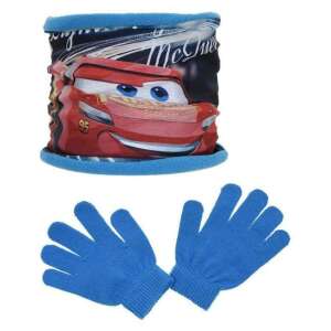 Set de gât și mănuși Disney Cars cu Lightning McQueen, căptușeală din fleece albastru, o singură dimensiune - Bebeluși și copii mici