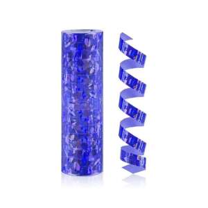 Godan Holographik blaues Serpentinenband, 4 Meter lang, blaues schimmerndes Papier, Partydekoration - Partydeko