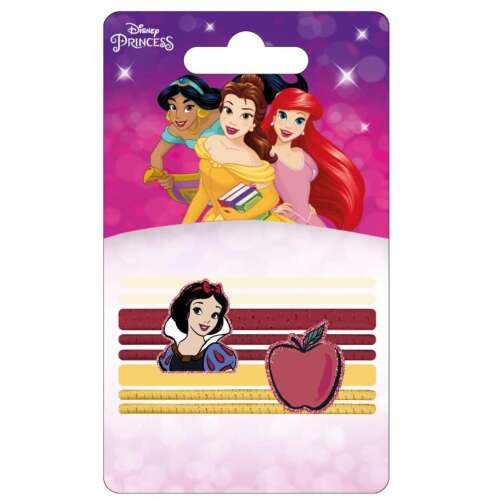 8er Set Disney Prinzessin Haargummis mit Schneewittchen und Apfel-Design