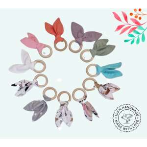 Különböző színű és mintájú Pegazus nyuszifüles rágókák babáknak - Rágóka