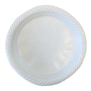 Lapostányér 22 cm műanyag 100 db/csomag fehér