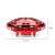 Red mini drone with infrared sensors, hand controlled, 360 degree rotation, collision avoidance, automatic obstacle avoidance