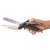 Stainless steel kitchen shears with detachable knife, Hengya locking system, holding in hand