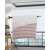 Helper 84cm retractable wall-mounted clothes drying rack with a blanket hanging on it