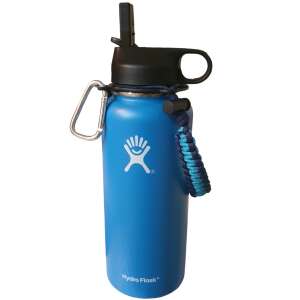 Hydro Flask 946 ml butelka ze stali nierdzewnej z pokrywką ze słomką, błękit nieba - Kulacs