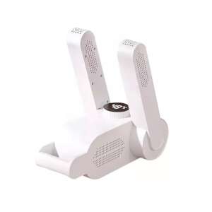 Inteligentna składana suszarka do butów, pokrycie 360 stopni, ramiona teleskopowe Max Purple/White Fire Moreway, białe