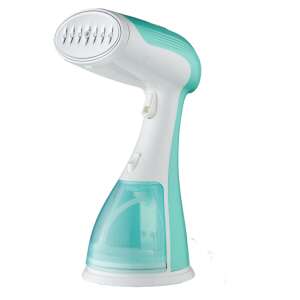 Aparat de calcat vertical cu abur Esino LC 201, 1500 W, 300 ml, Abur 27 gr/min, Alb/verde